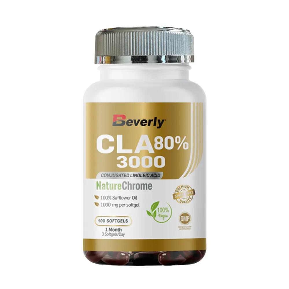 CLA 80% 3000 - 100 softgels Beverly Nutrition