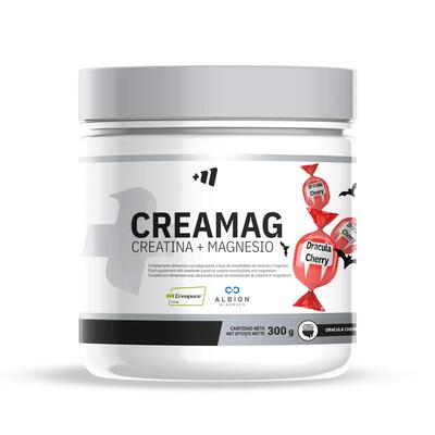 Creamag creatine (creapure®) + magnesium albion® - 300g roze limonade masmusculo