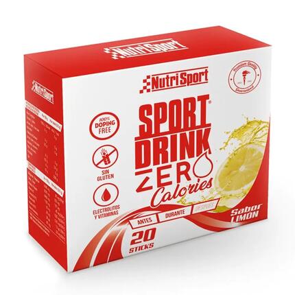 Sport Drink Zero Calories - 20 Sticks Citron de Nutrisport