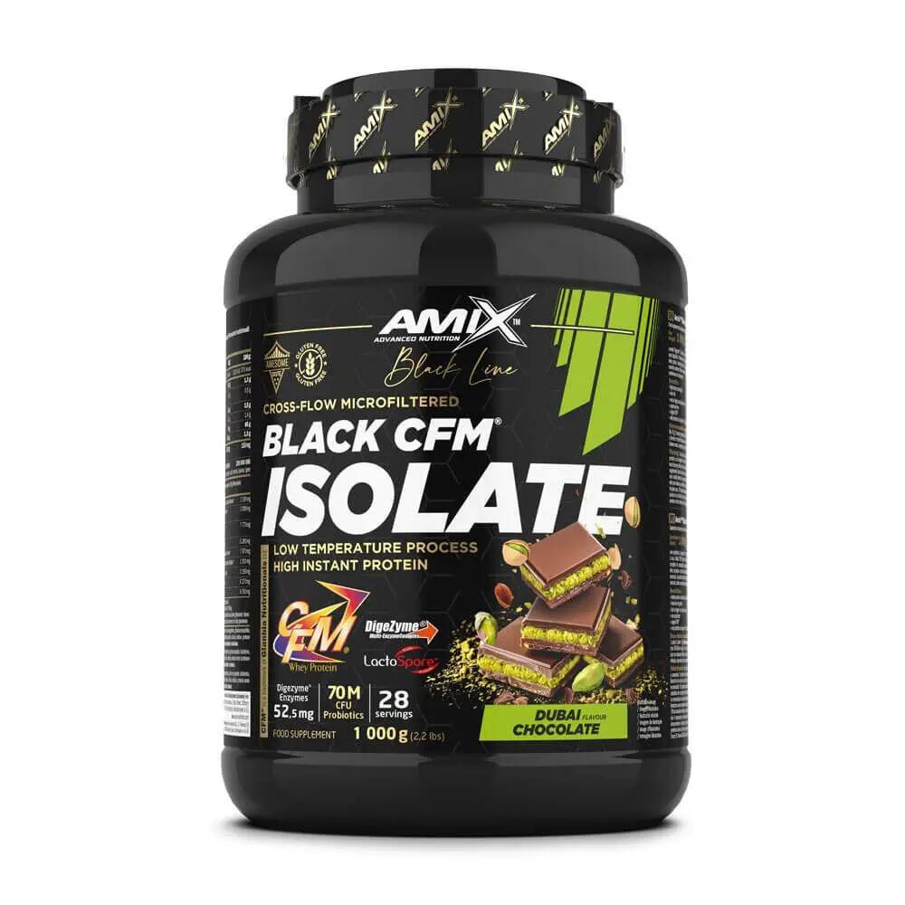 Black CFM Isolate - 1Kg - Sabor Chocolate Dubái Amix Nutrition 1/4