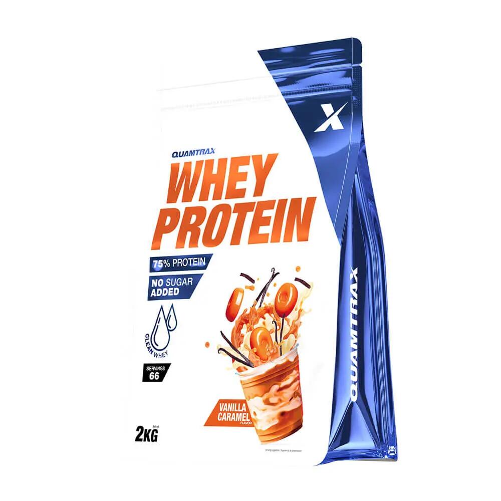 Whey Protein - 2Kg Vanilla Caramel Quamtrax