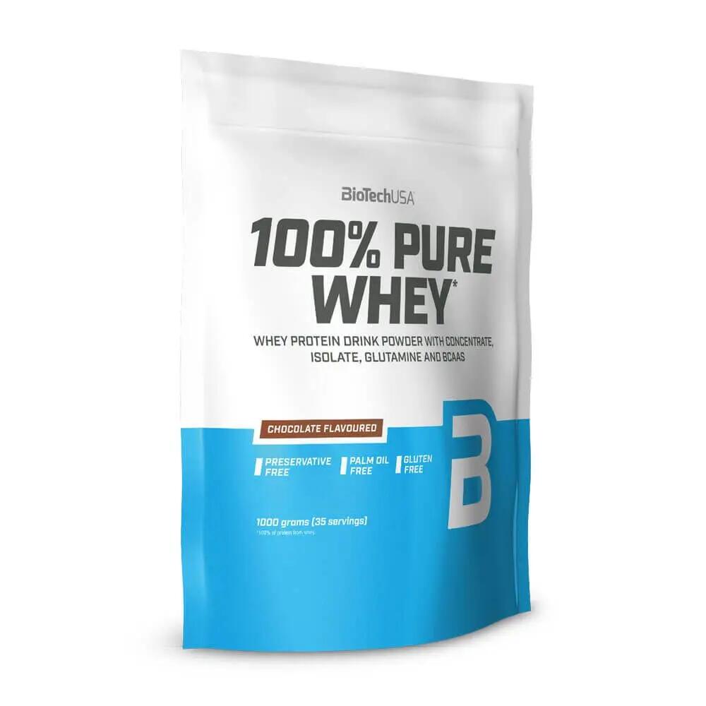 100% Pure Whey - 1kg - Sabor Avellana Biotech USA 1/5