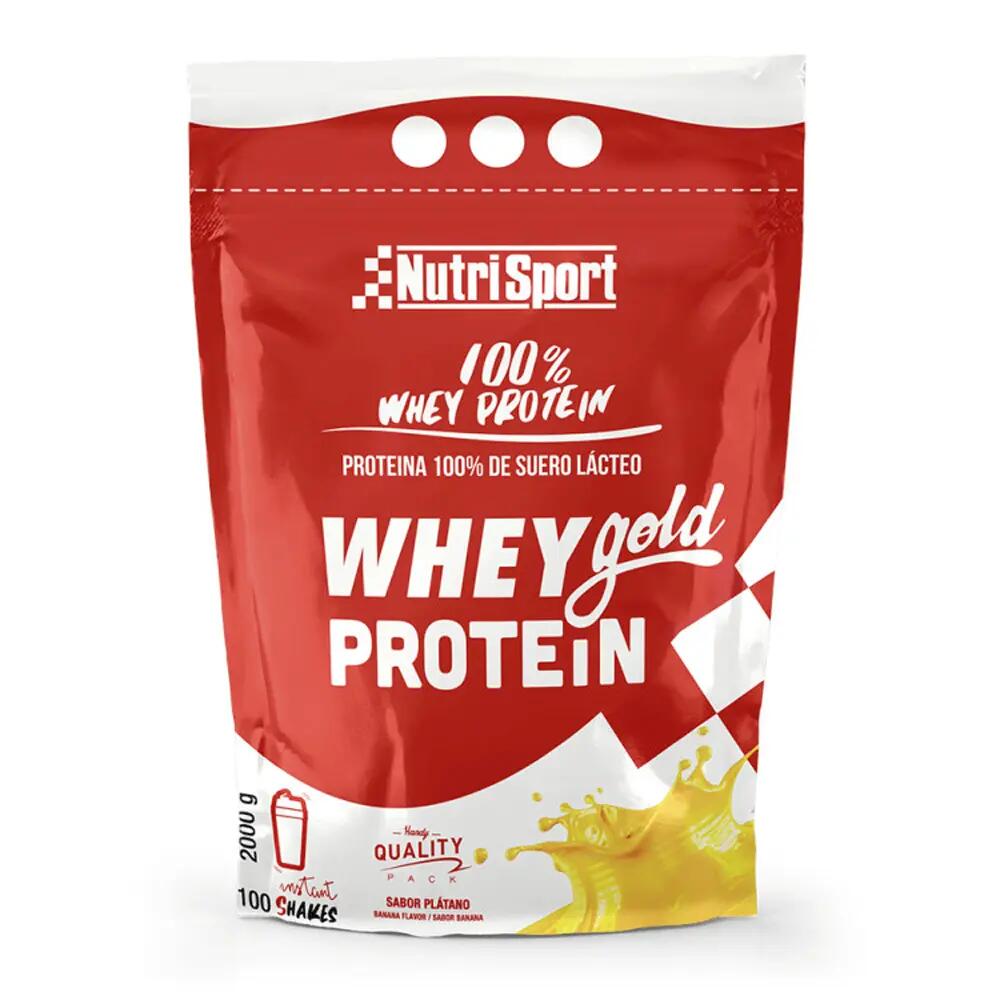 Whey Gold Protein - 2000g - Sabor Platano Nutrisport 1/4