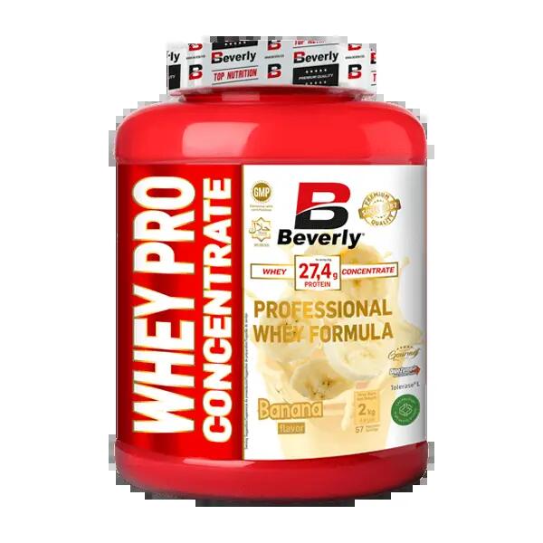 Whey Pro Concentrate - 2Kg Banana Beverly Nutrition
