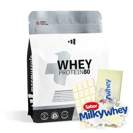 Whey Protein80 (Envase de Recarga) - 3 Kg Chocolate Blanco con Leche MilkyWhey -