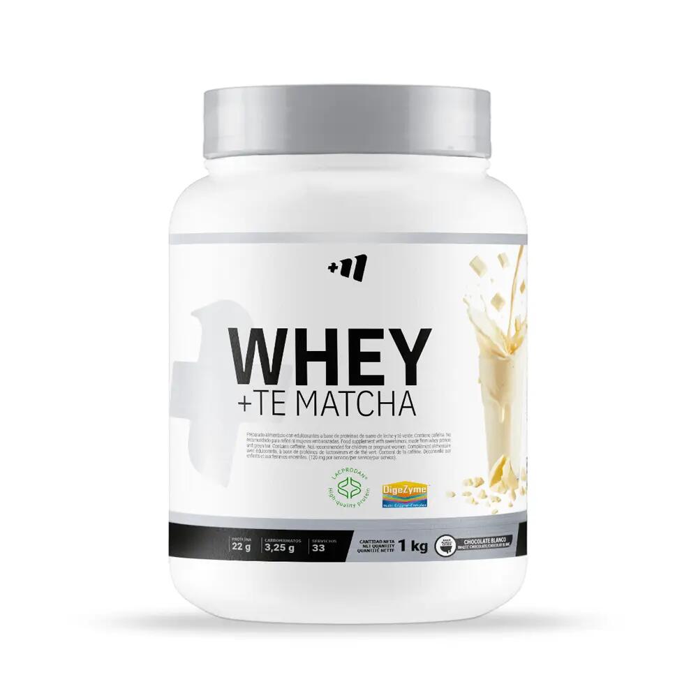 Whey + Matcha Tea - 1kg White Chocolate Masmusculo