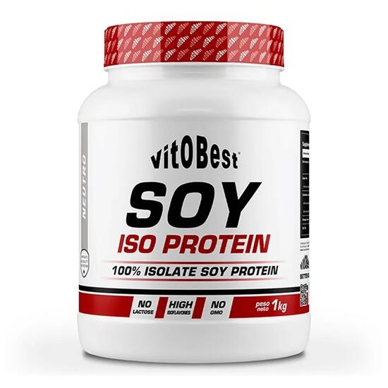 Proteine ​​di soia isolate - 1 kg gusto vaniglia VitoBest