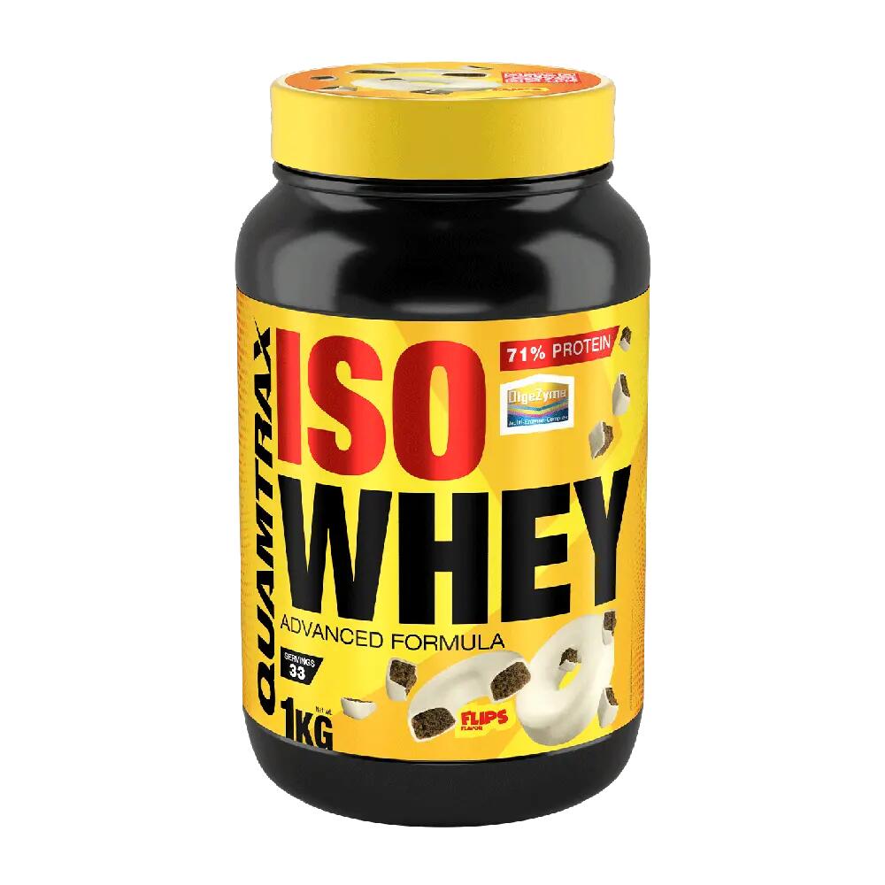 IsoWhey - 1Kg White Chocolate with Choco Rings Quamtrax