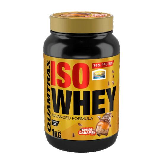 IsoWhey - 1 kg Vaniglia con biscotti Quamtrax