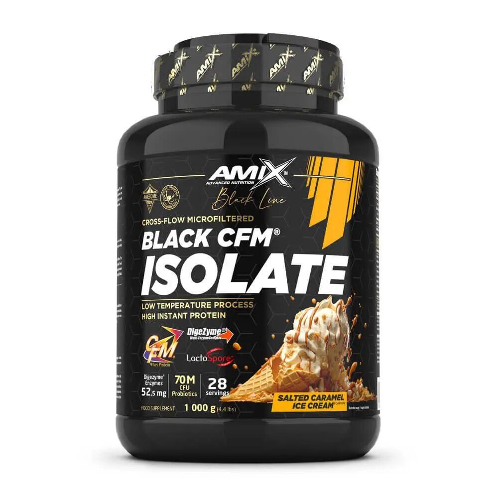 Zwarte CFM-isolaat - 1 kg gezouten karamelAmix Nutrition 1/4