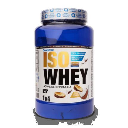 IsoWhey - 1 kg vanille met Quamtrax-koekjes