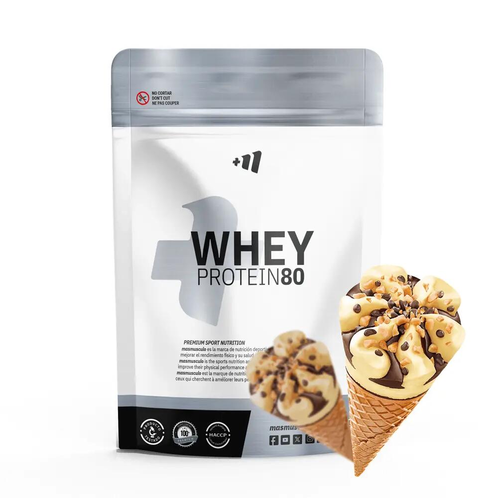 Whey Protein 80 - 1kg Vanilla Ice Cream MASMUSCULO