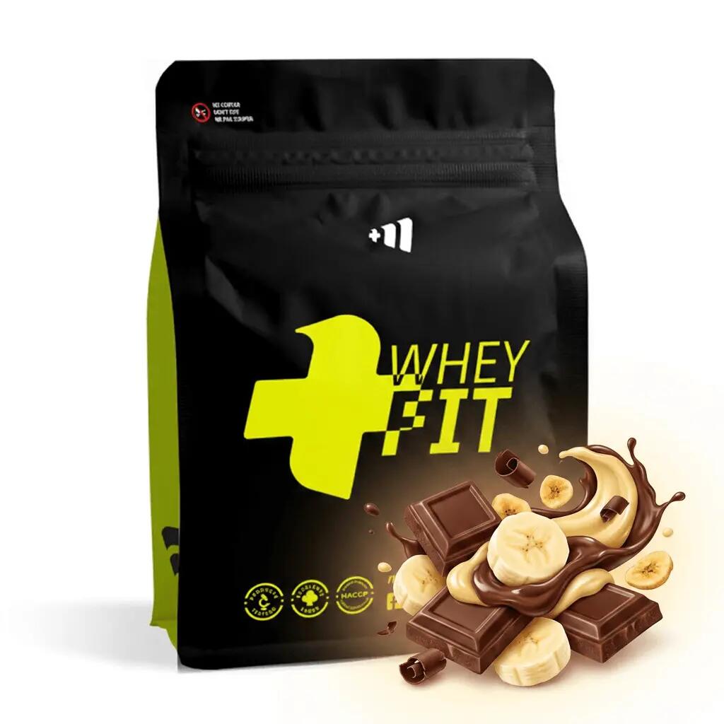 Whey Fit - 2Kg - Chocolate Banana Masmusculo Flavor