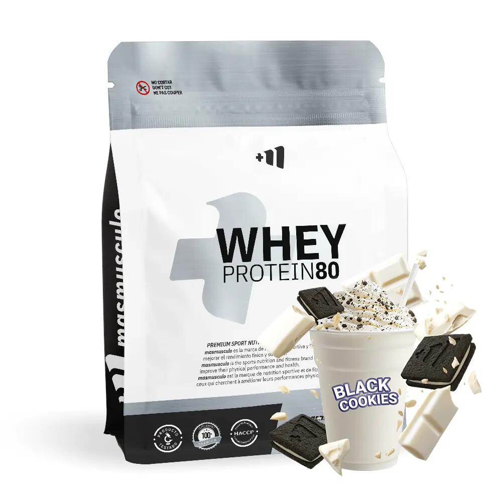 Whey Protein80 (Refill Bag) - 3 Kg WhiteChoc and Black Cookies de MASmusculo 1/6