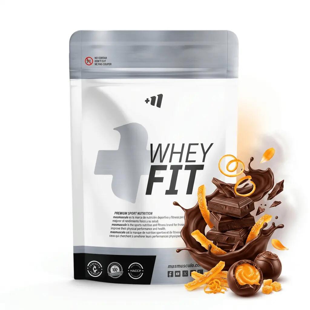 Whey FIT - 1Kg Chocolate with Orange MASMUSCULO