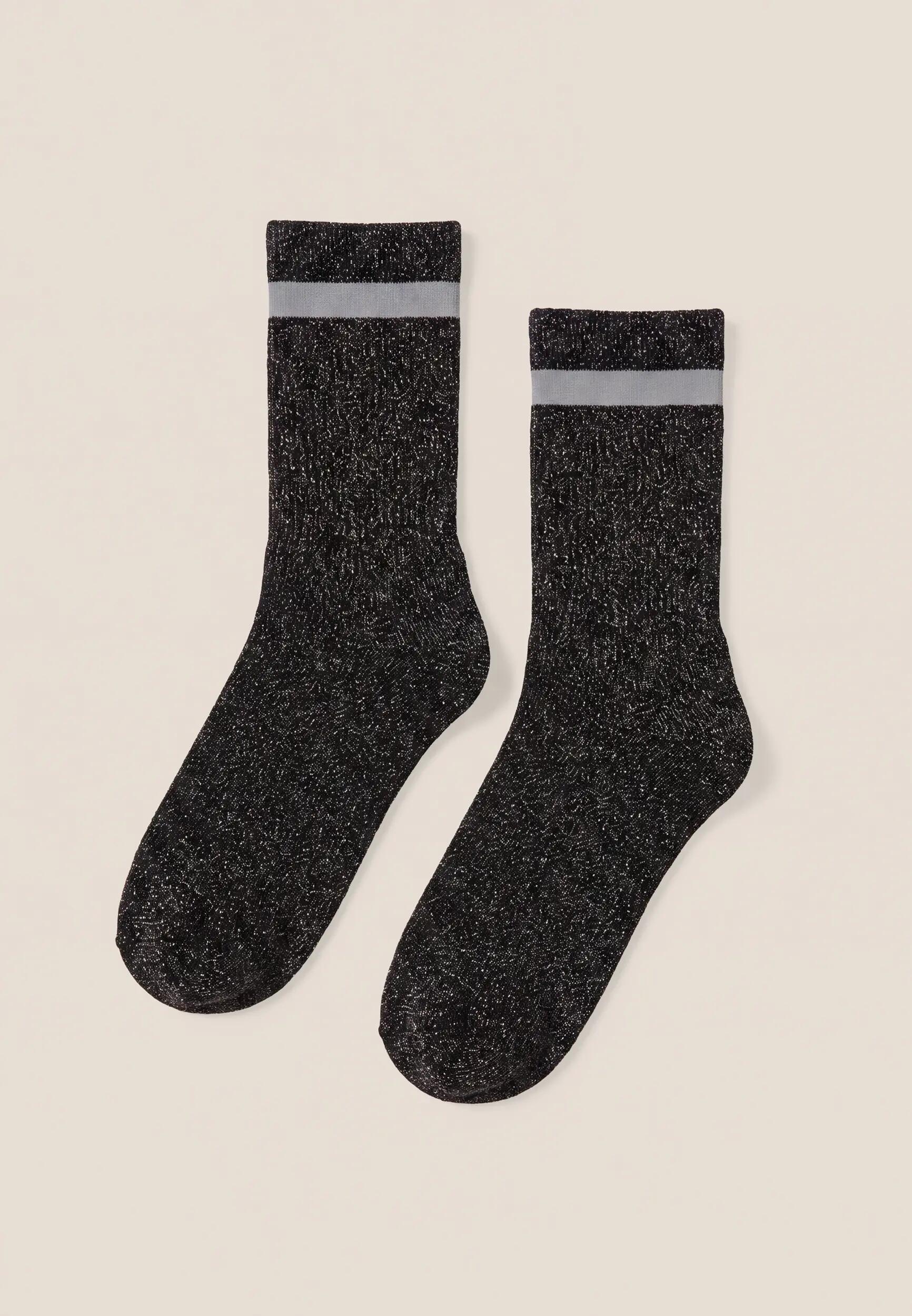 Chaussettes pour femmes en tissu Lurex avec logo FREDDY 2/2