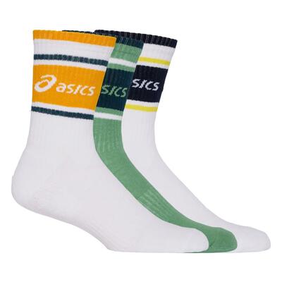 Pack 3 calcetines asics logo crew sock 3033b879 400 47/49