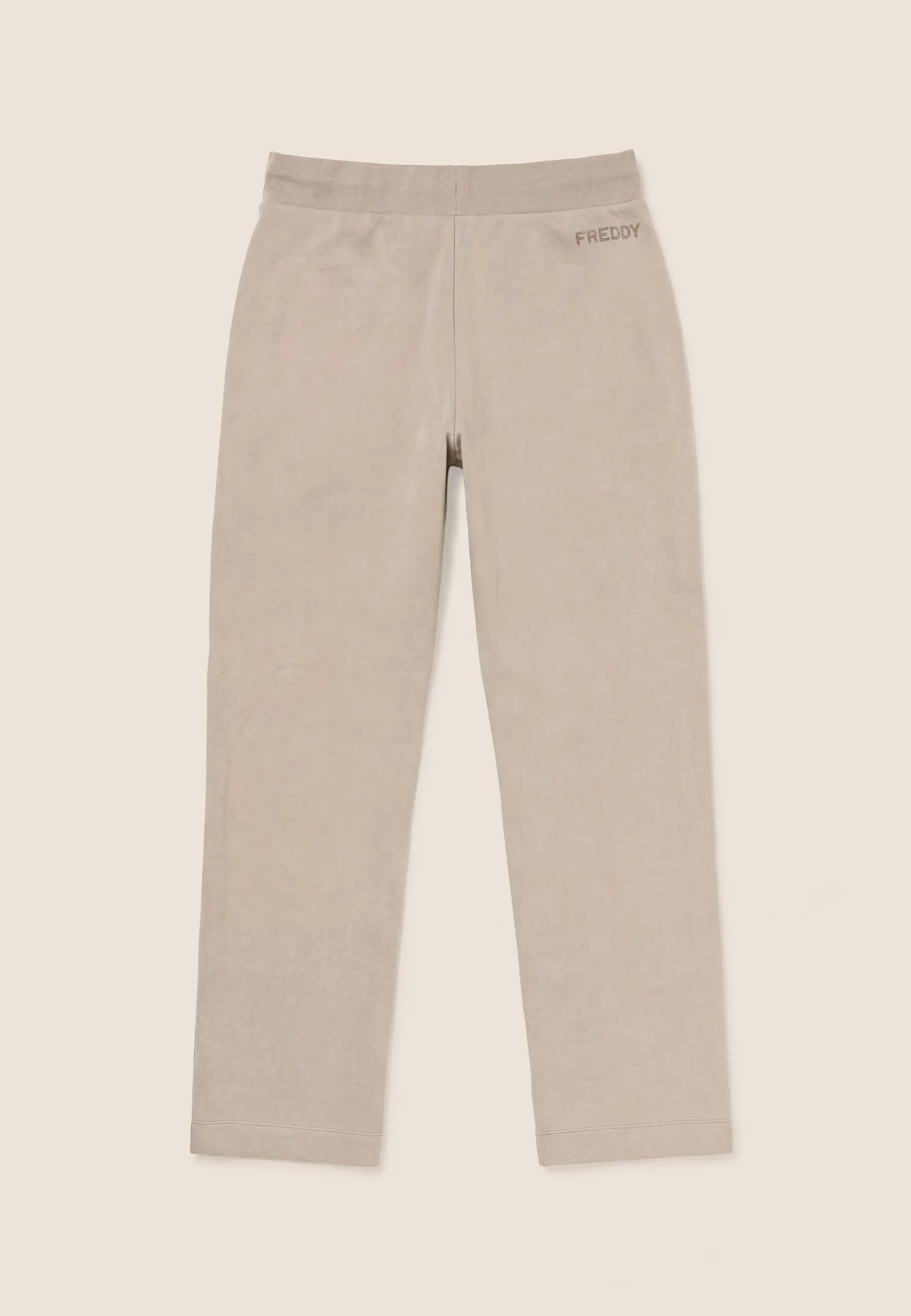 Pantalon de sport à coupe droite, avec clous sur les poches et logo 2/5