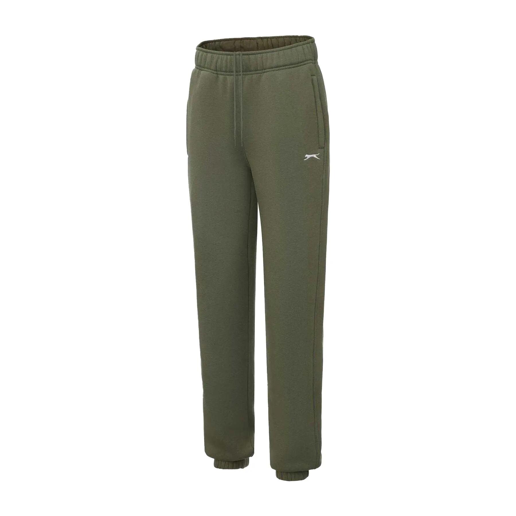 Mens Cuffed Jogging Bottoms (Khaki) 3/4