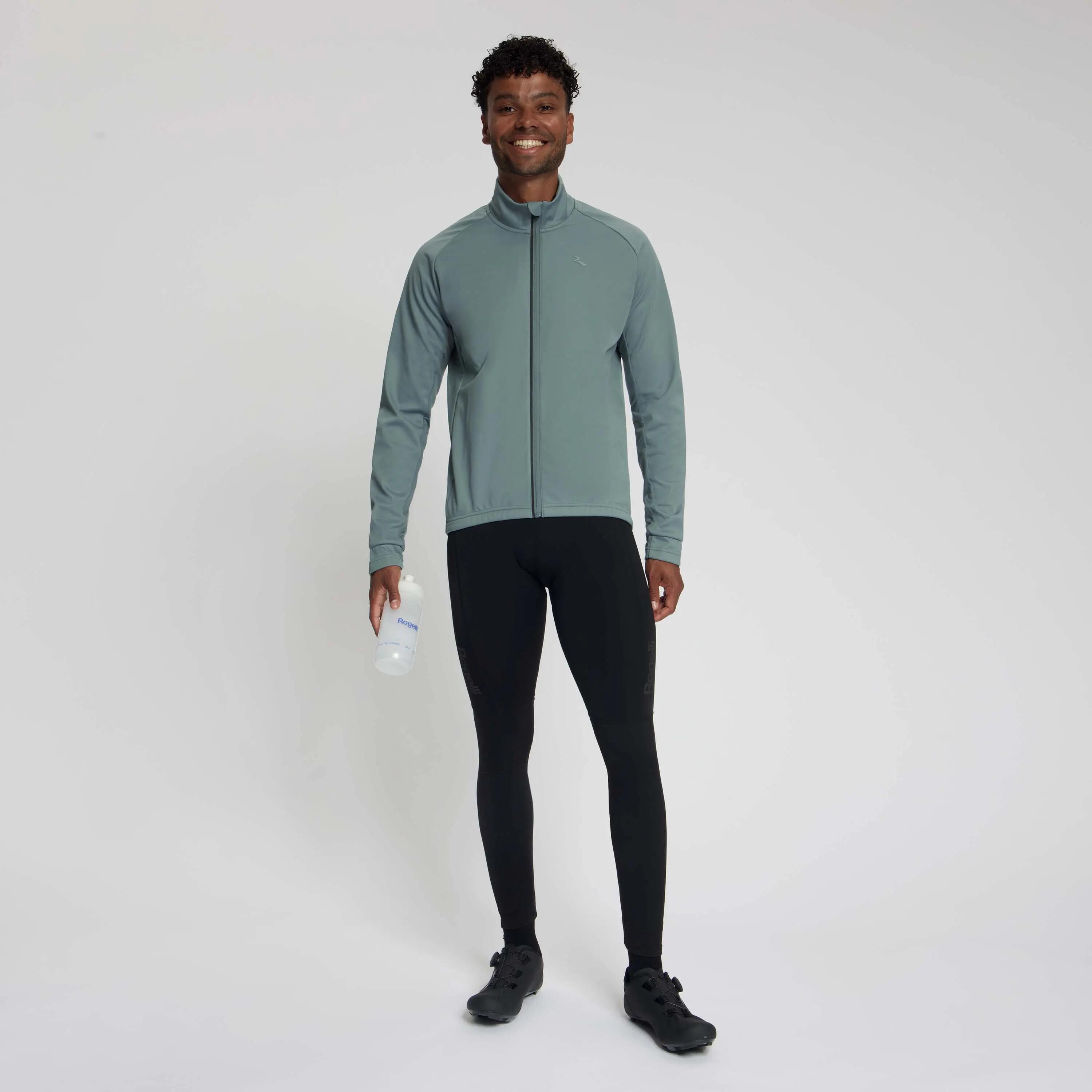 Veste d'Hiver de Vélo Homme Essential II Grise 6/7