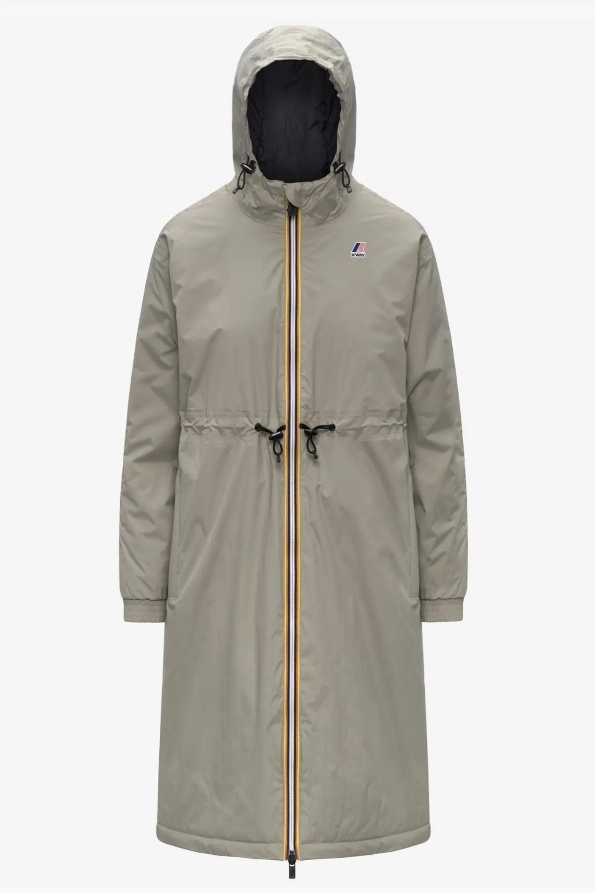 Giacca K-way Modello Le Vrai 4.0 Delia Warm Colore Beige 4/5
