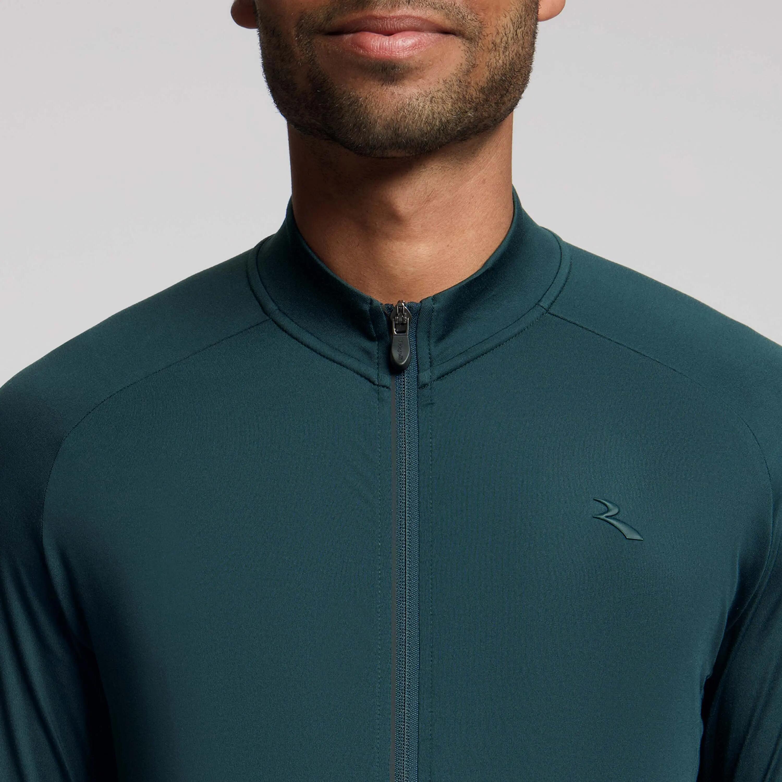 Fietsshirt Heren Essential Light Lange Mouwen Blauw 7/7