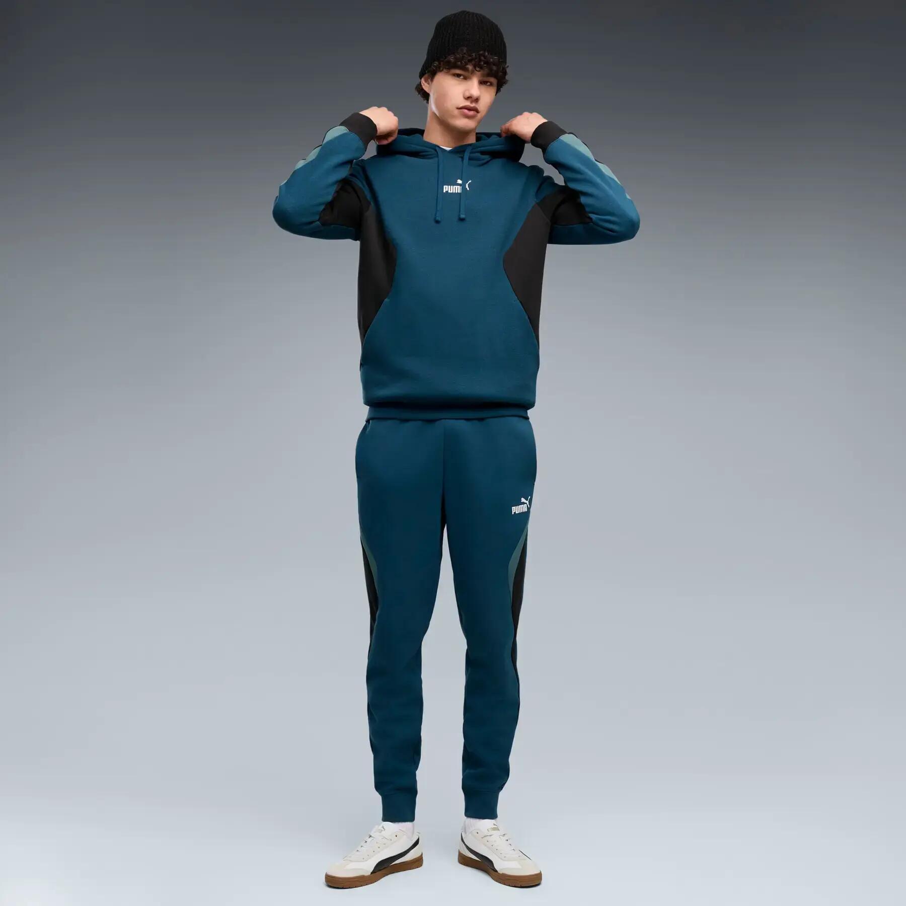 Ribbed Reversible Hooded Sweatshirt with Drawstring Puma 5/5