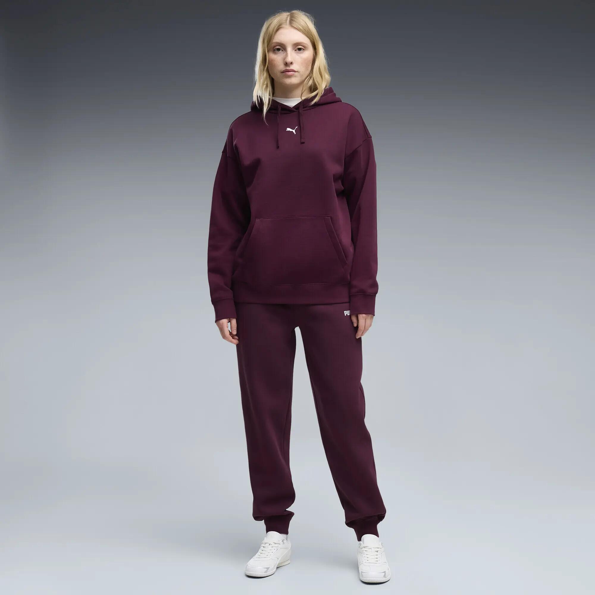 Felpa con cappuccio in pile Essentials dal taglio morbido da donna PUMA 4/5