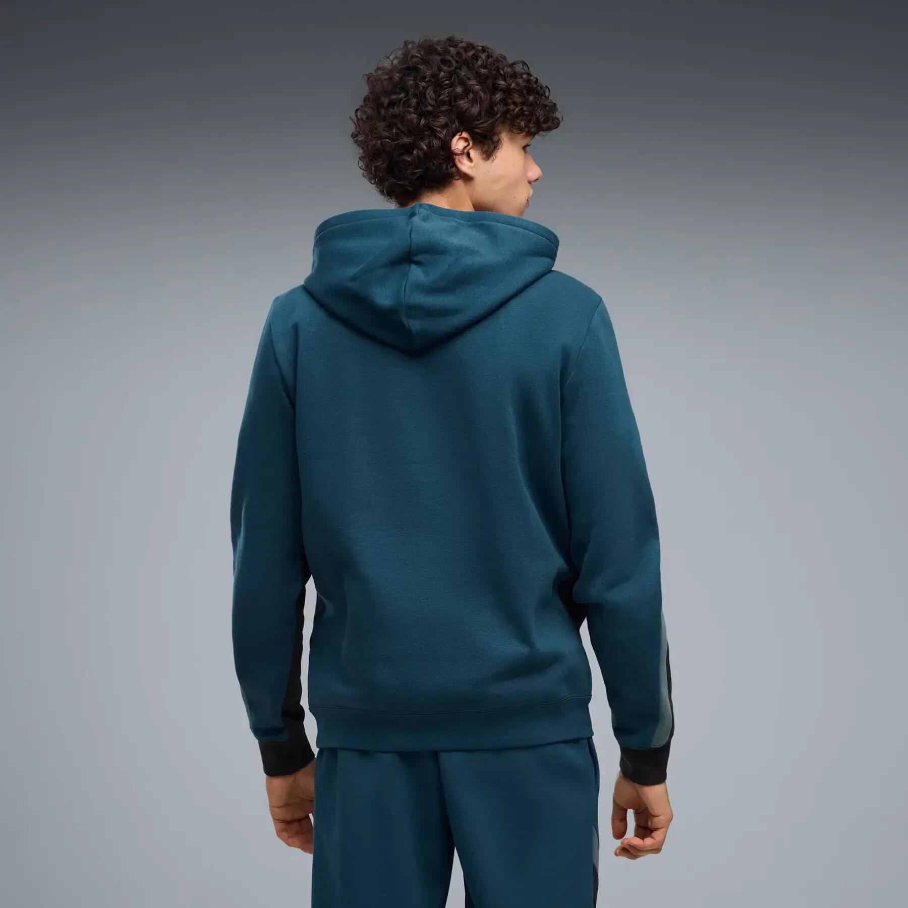 Ribbed Reversible Hooded Sweatshirt with Drawstring Puma 4/5