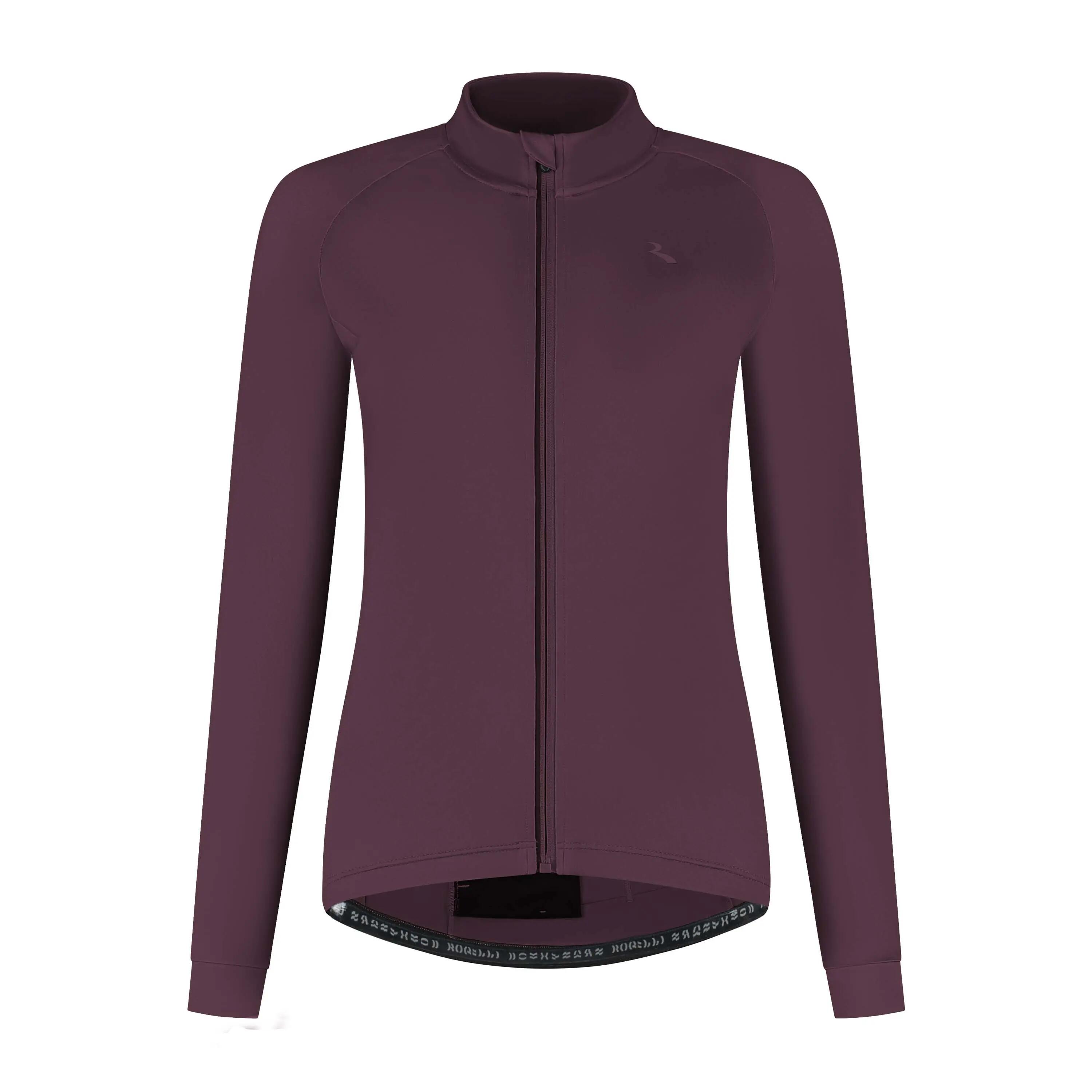 Maillot Ciclismo Manga Larga Mujer Essential II Berenjena 2/7