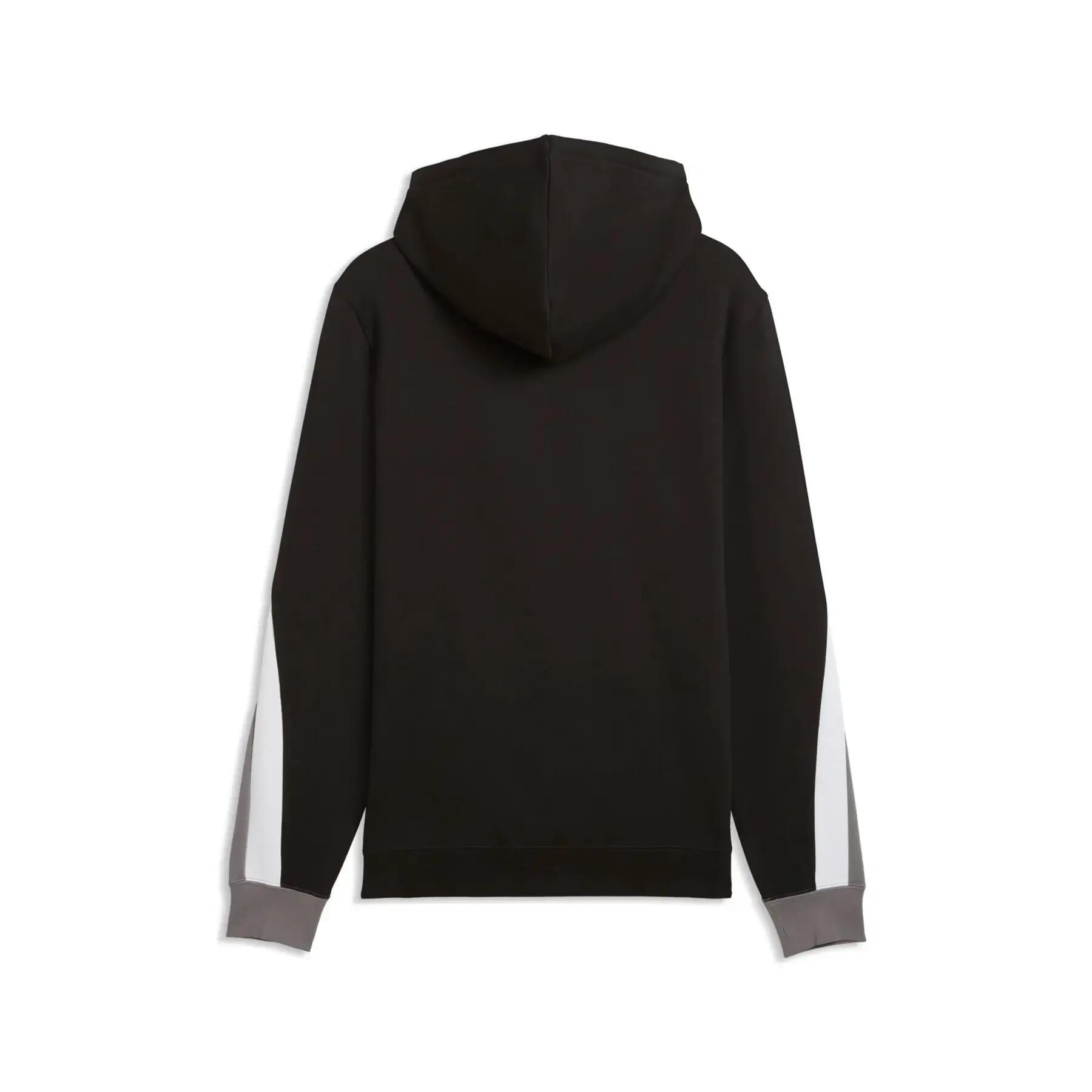 Felpa con cappuccio reversibile a coste con cordino Puma 2/5