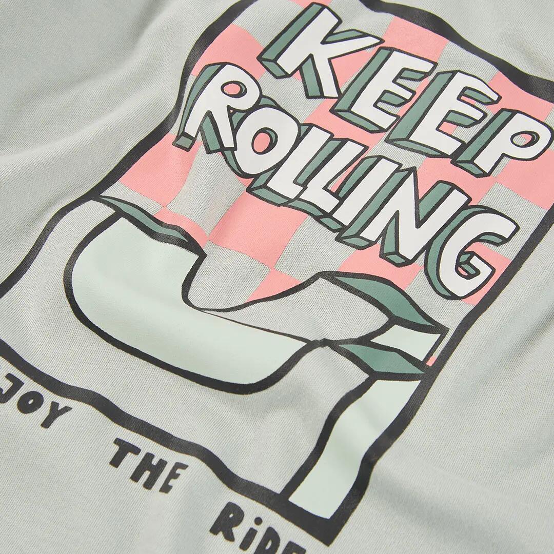 Pijama niño verde estampado Keep Rolling 7/7