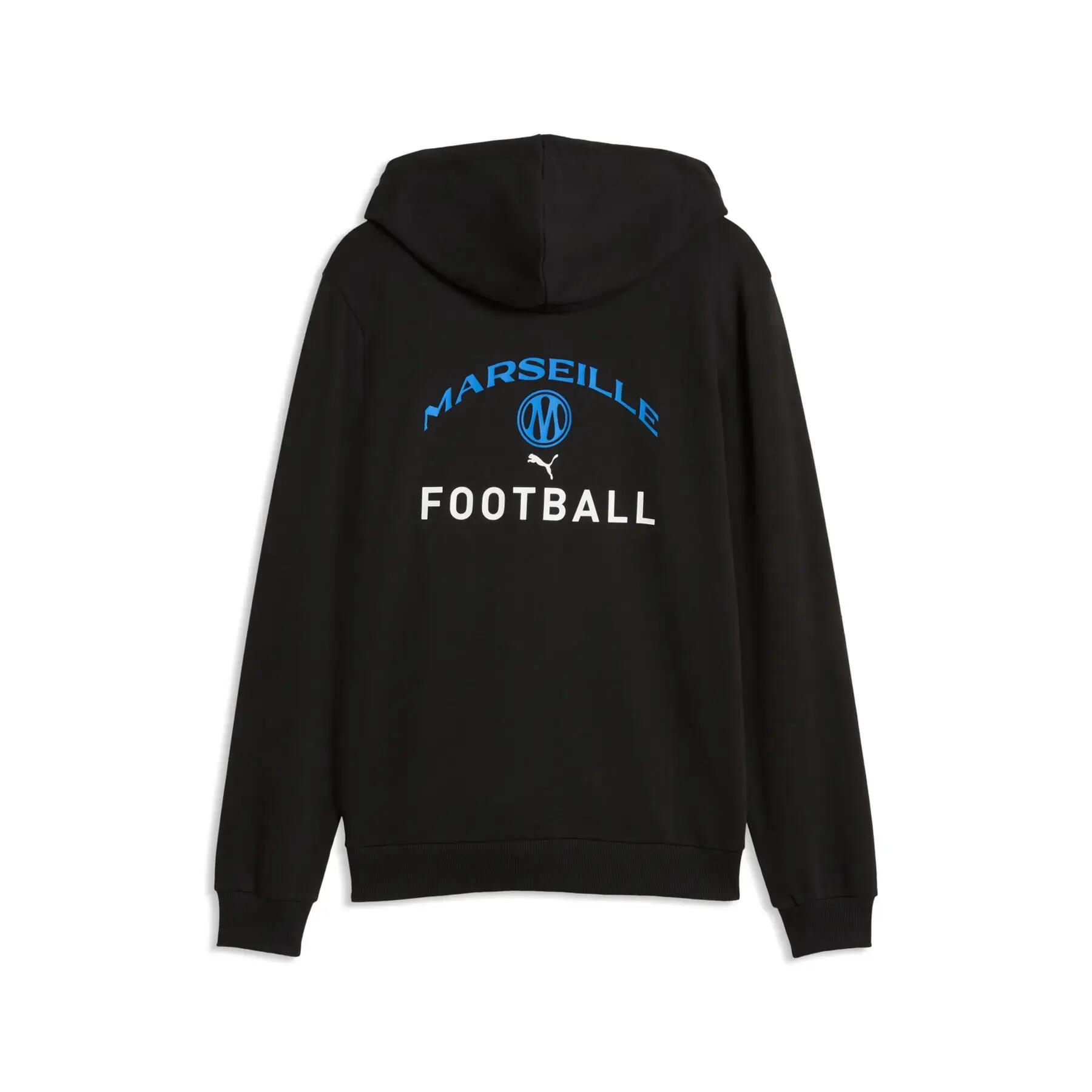 Sweatshirt à capuche zippé OM Culture 2026/27 3/5