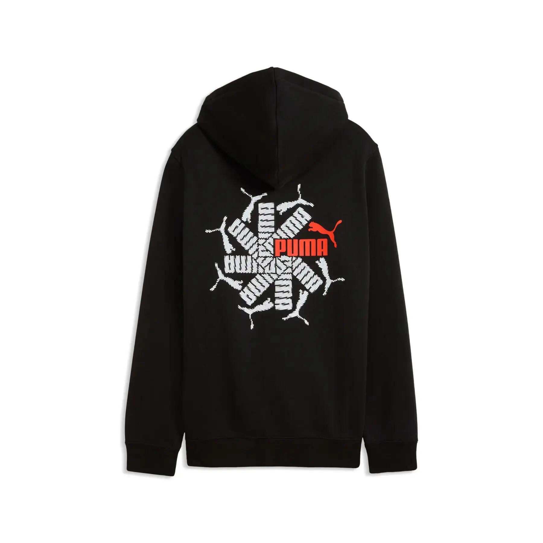 Sweatshirt à capuche enfant Puma Small No. 1 logo Graphic 2/5