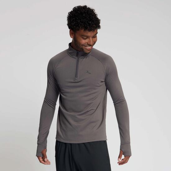 Maglia running a maniche lunghe Uomo Essential