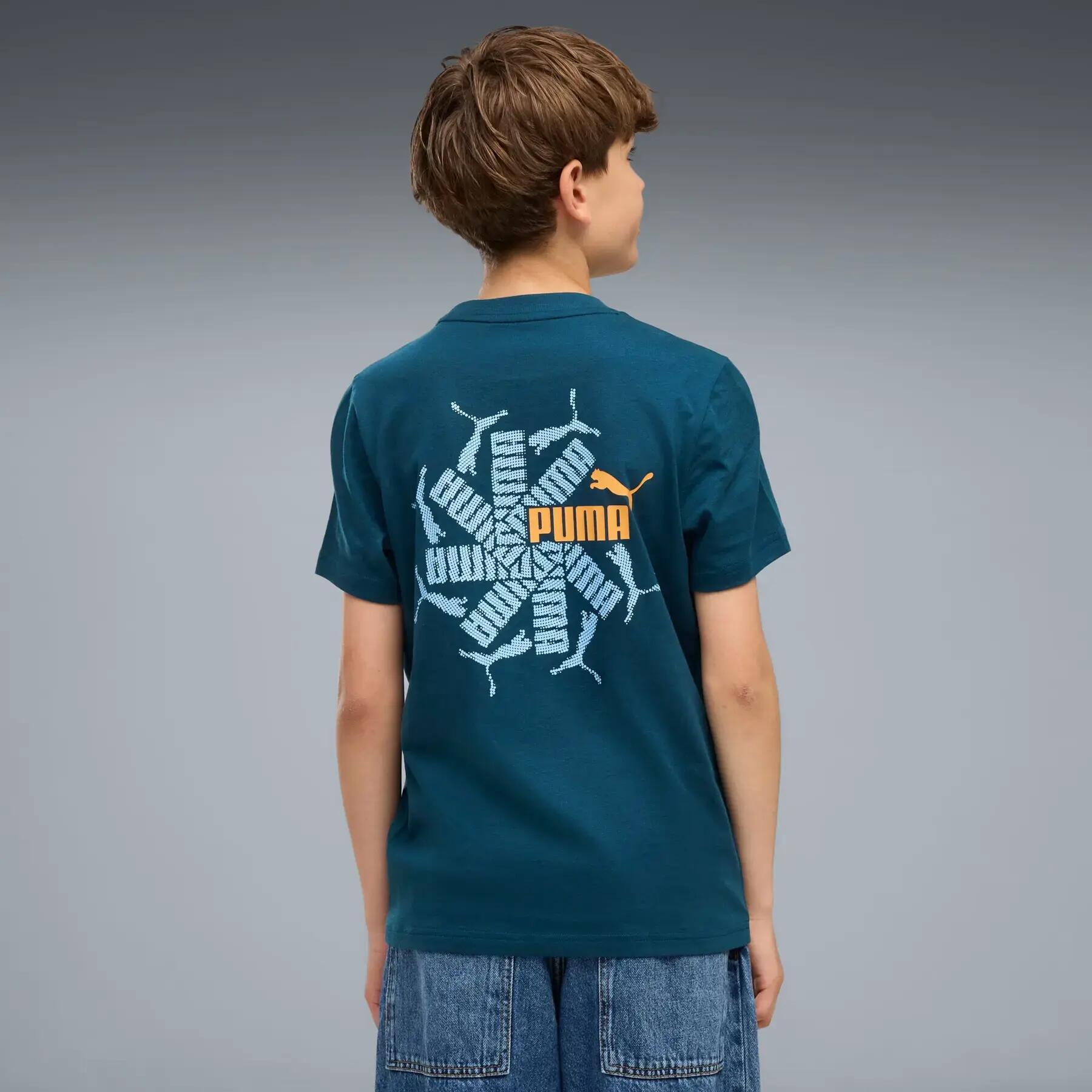 Koszulka dla dzieci Puma Ess Logo Lab 4/5