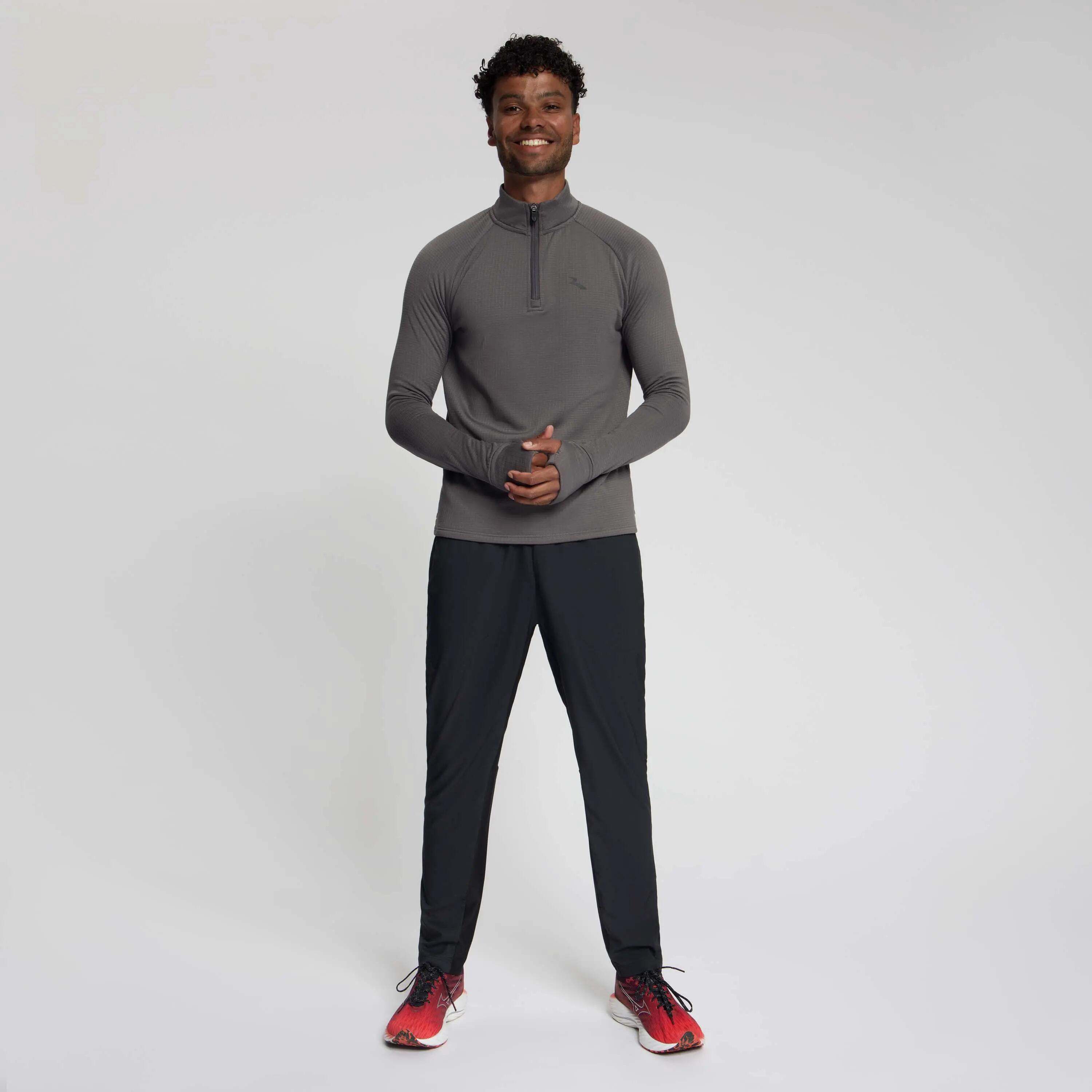 Maglia Manica Lunga Running Uomo Essential Viola 5/6