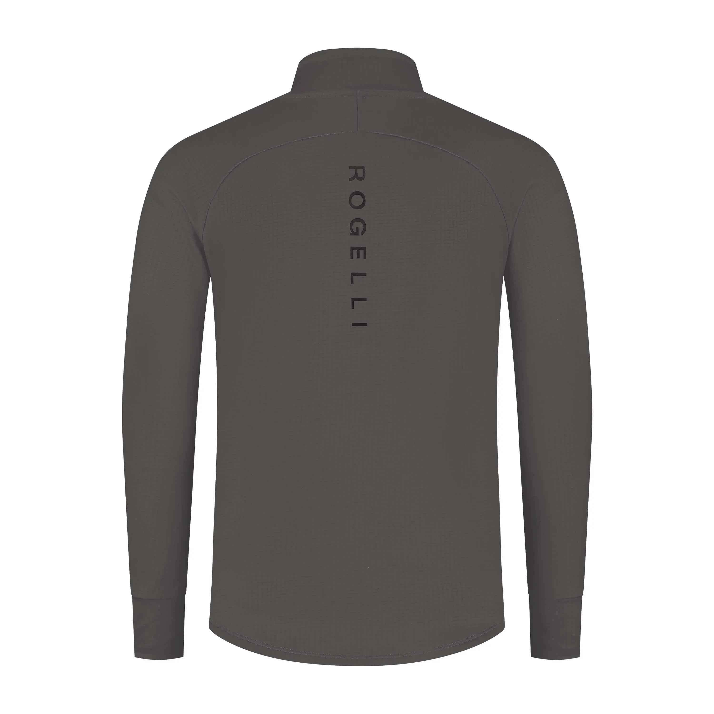 Maglia Manica Lunga Running Uomo Essential Viola 3/6
