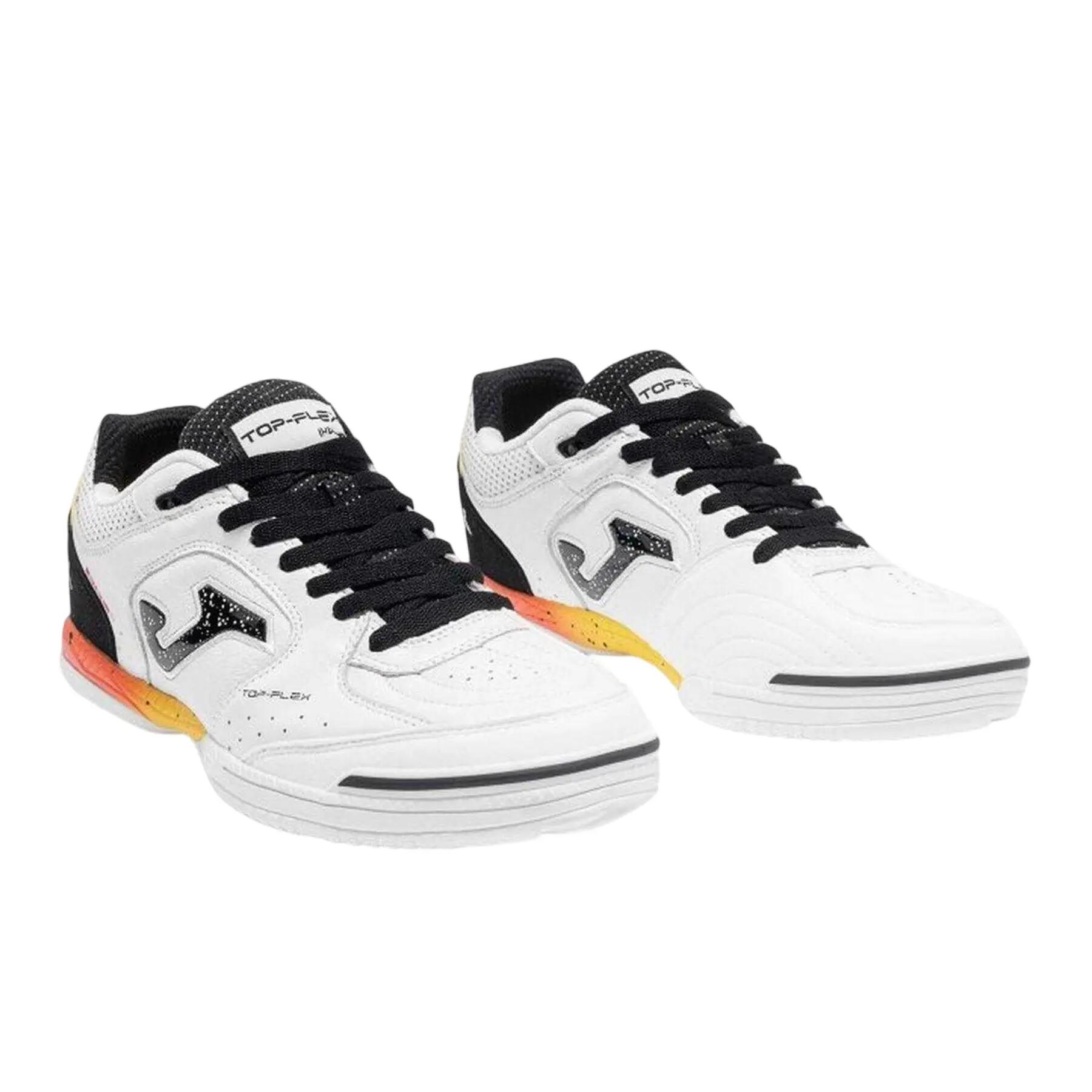 Scarpe Da Indoor PelleUomo Joma Top Flex Bianco 5/5