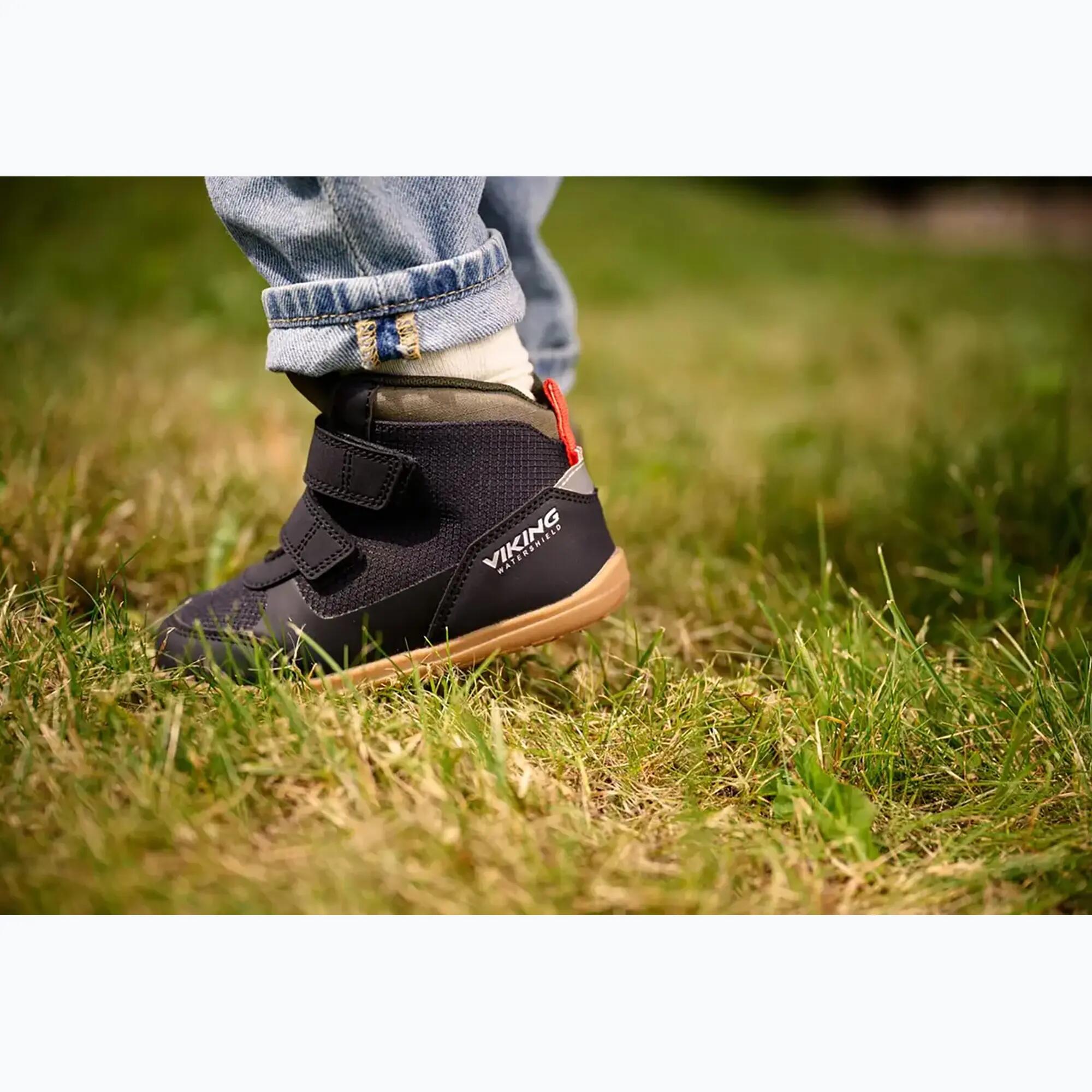 Buty barefoot dziecięce Viking Aspen Barefoot Mid 2V Waterproof 6/7