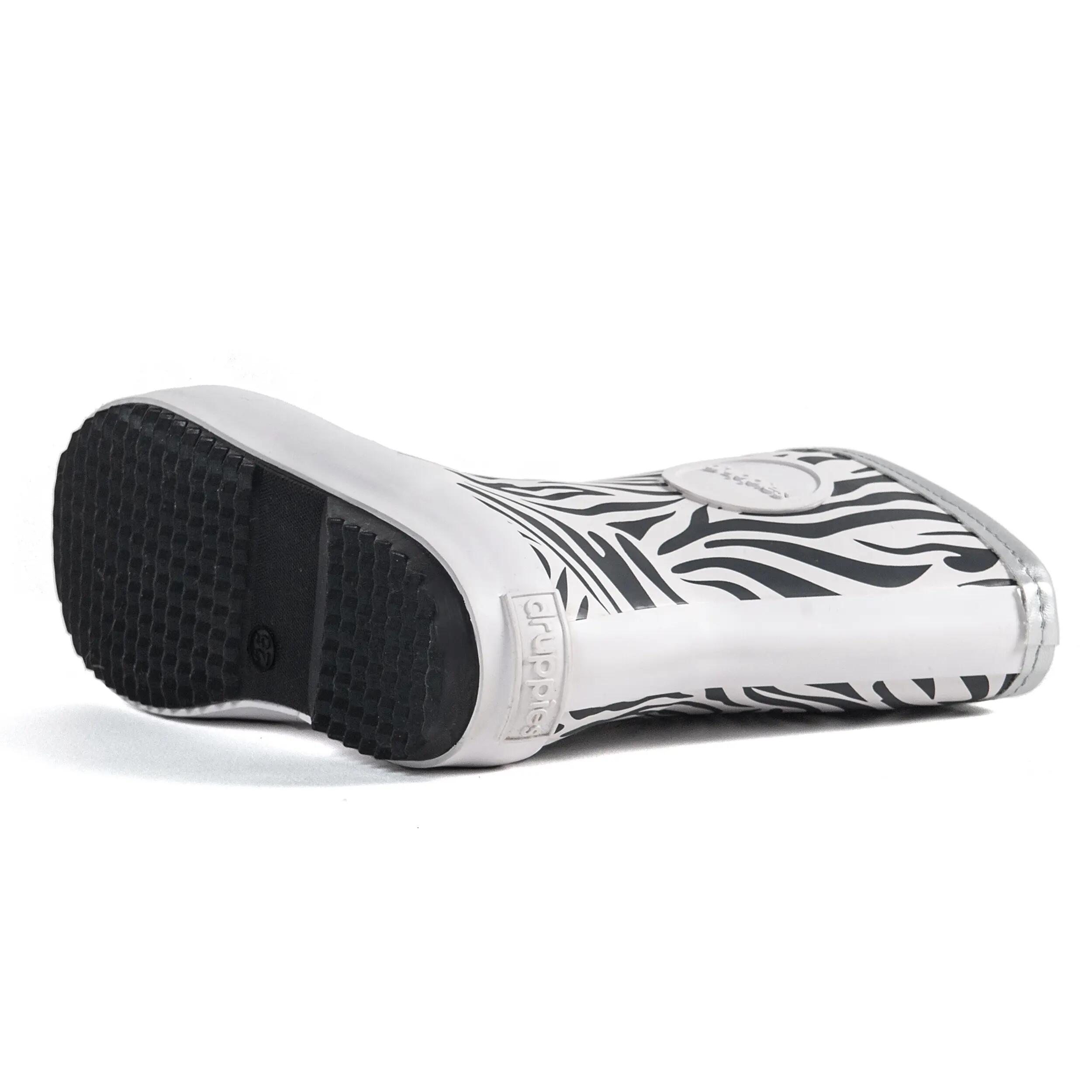 Regenlaarzen Kinderen - Natuurrubber Laarzen - Nature - Zebra - EU 21 5/9