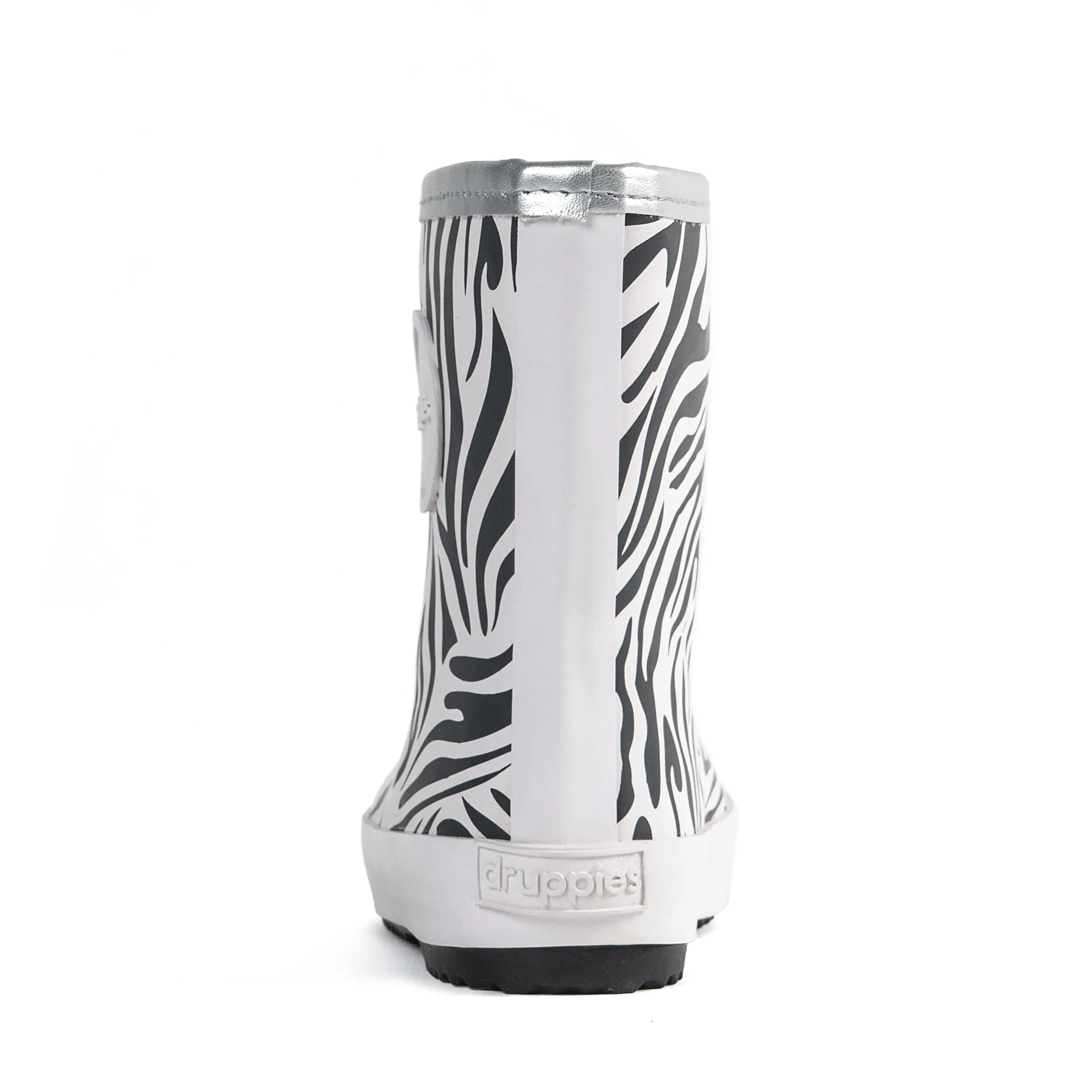 Regenlaarzen Kinderen - Natuurrubber Laarzen - Nature - Zebra - EU 21 4/9