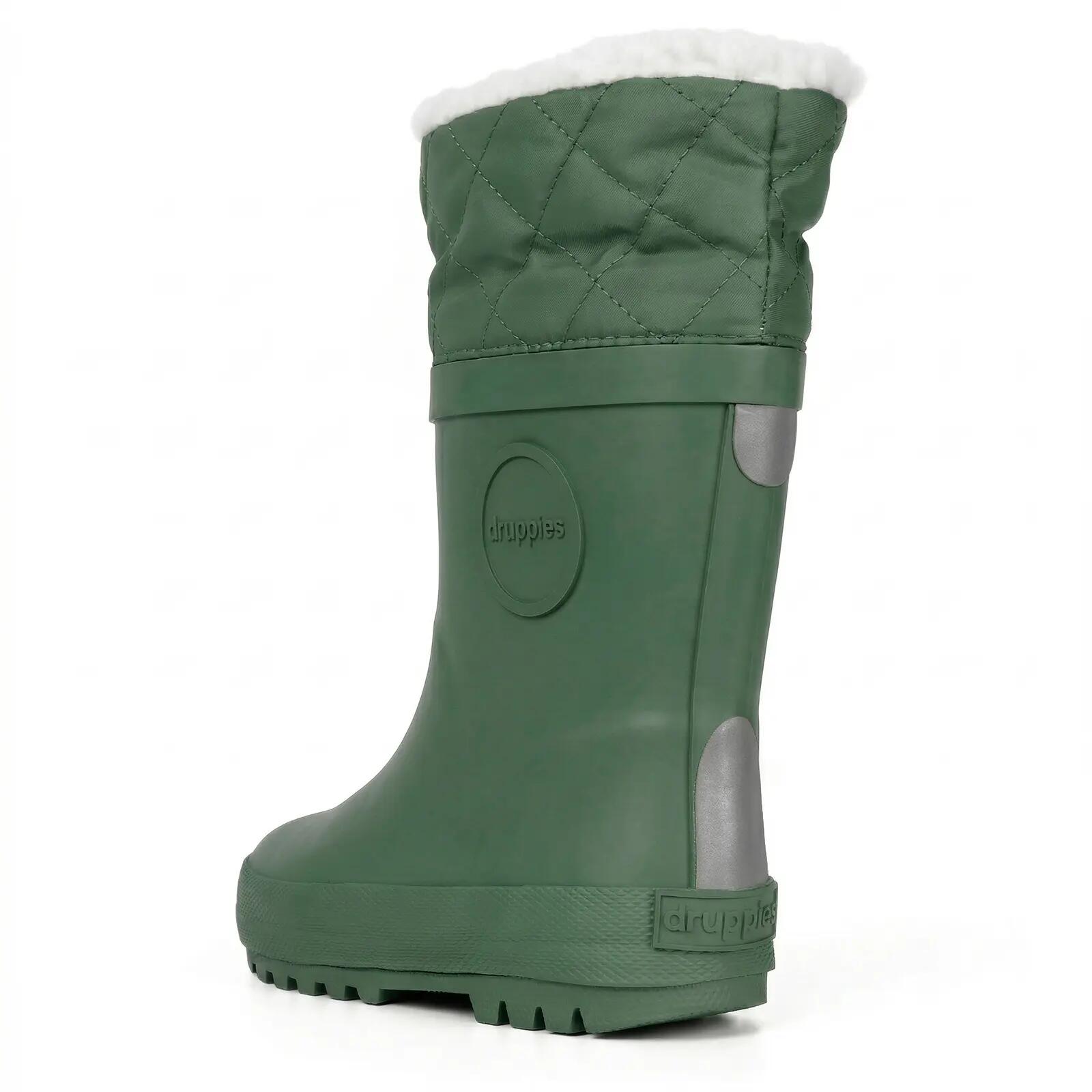 Winterlaarzen Dames - Gevoerde Regenlaarzen - Winter - Olijfgroen - EU 38 2/9