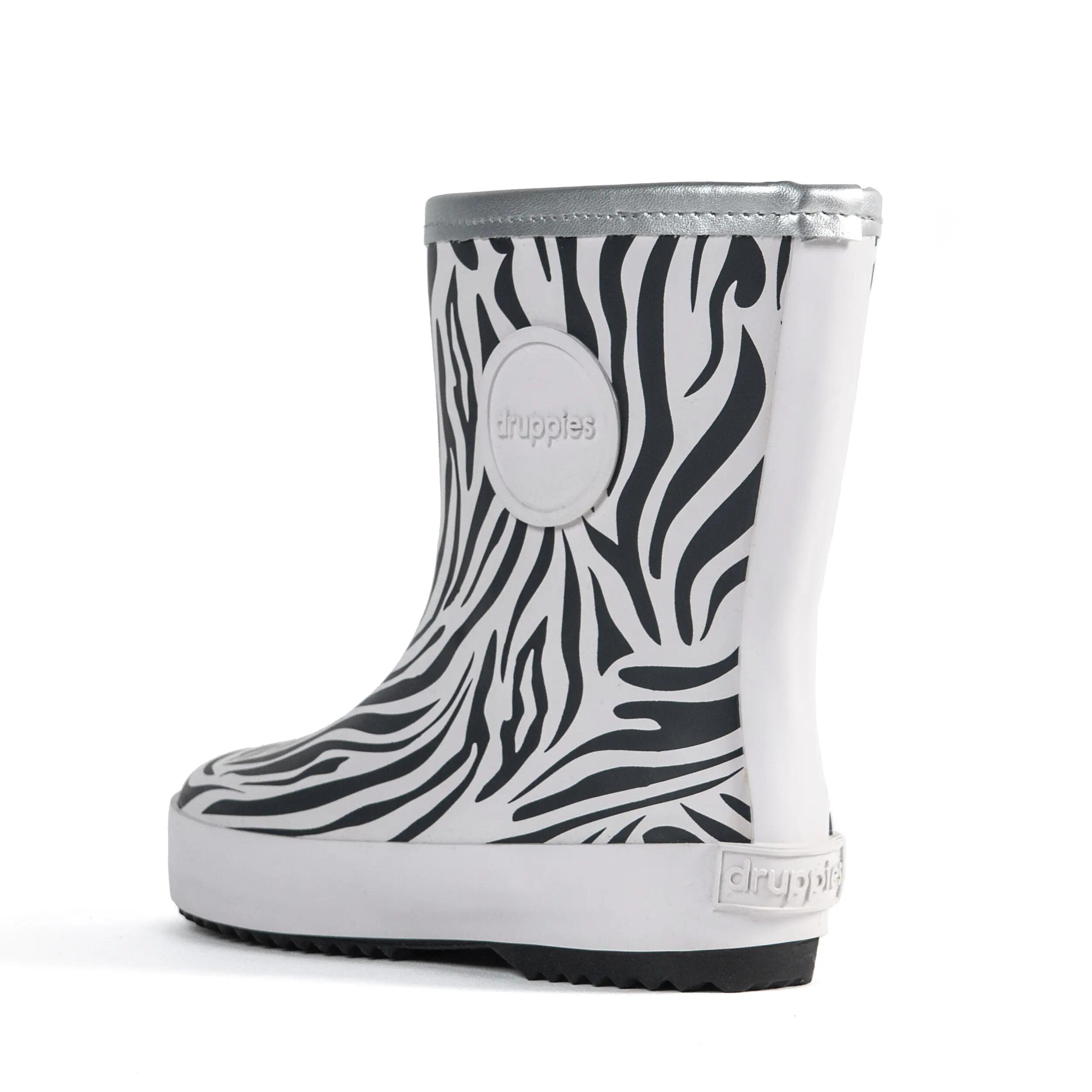 Regenlaarzen Kinderen - Natuurrubber Laarzen - Nature - Zebra - EU 21 2/9