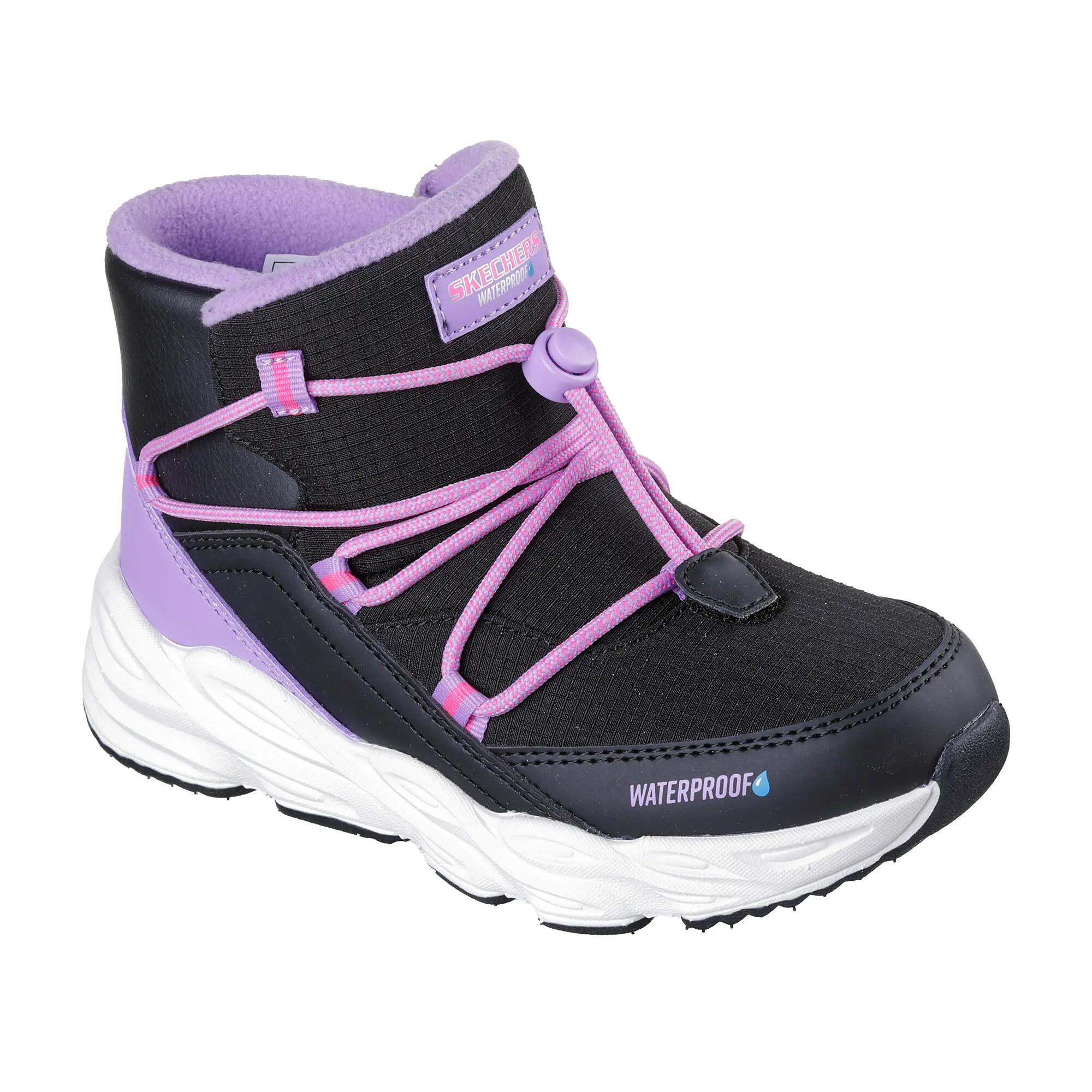 Śniegowce dziecięce SKECHERS Turbo Tread Black 7/7