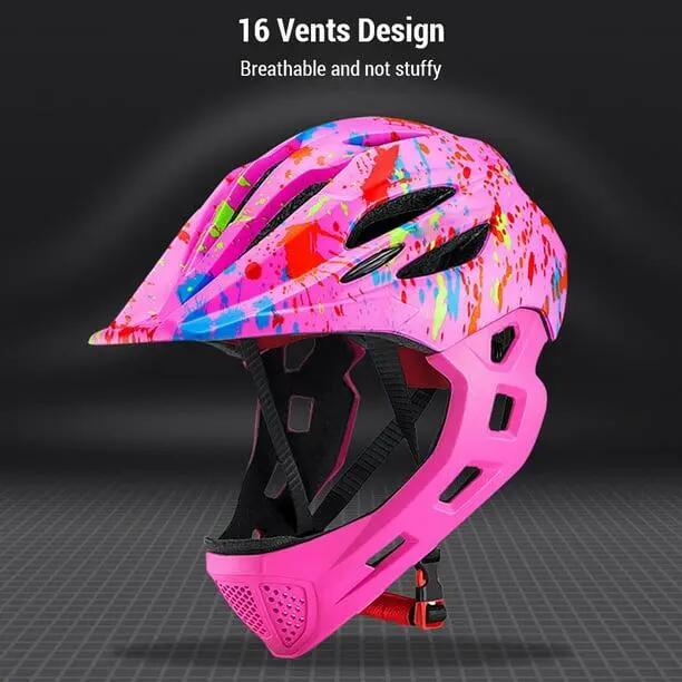 Casques de vélo pour enfants, réglables et respirants, légers et intégraux, avec 5/6