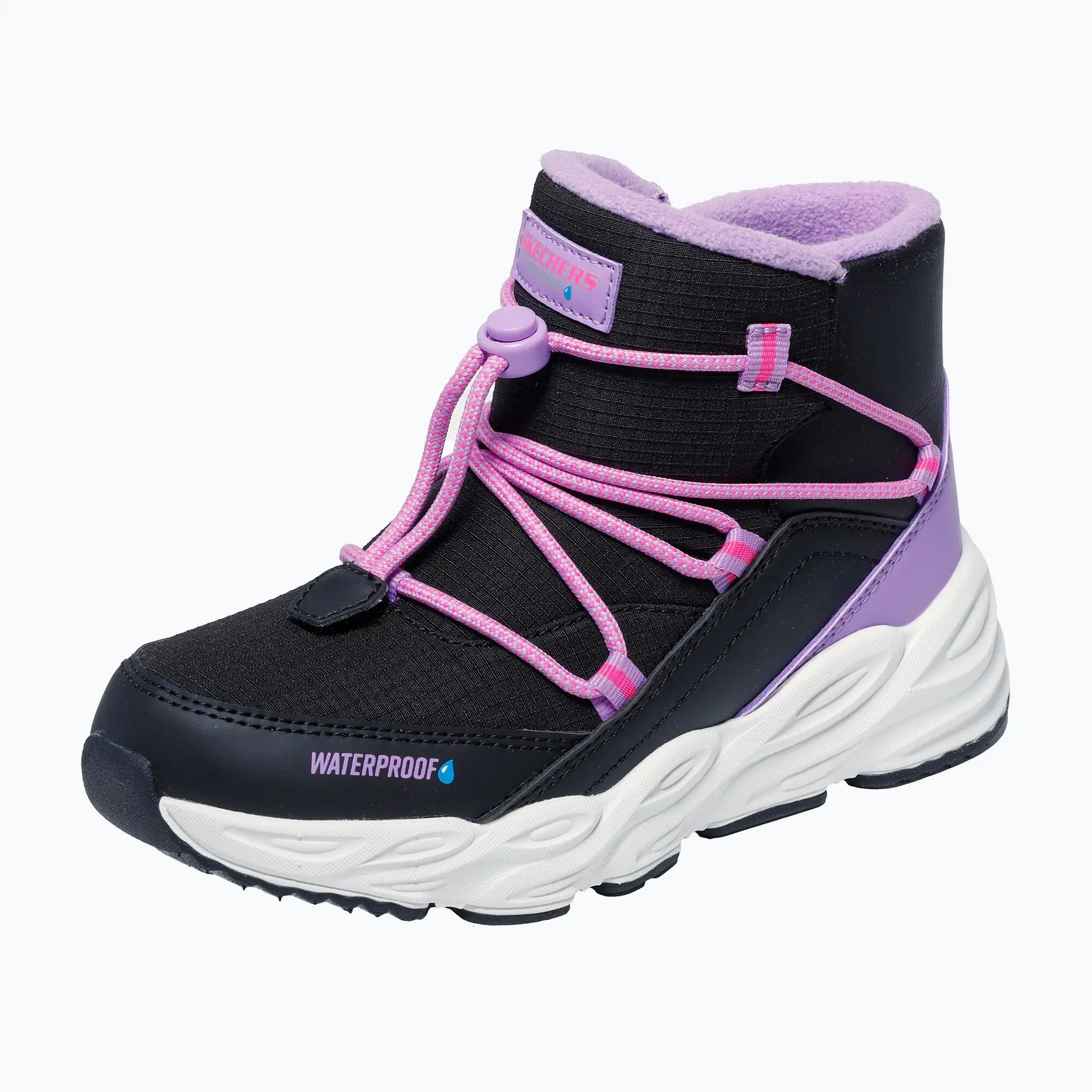 Śniegowce dziecięce SKECHERS Turbo Tread Black 4/7