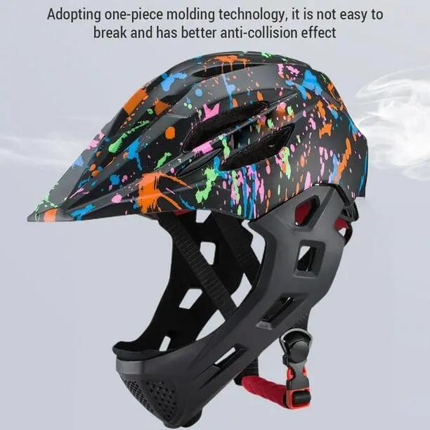 Casques de vélo pour enfants, réglables et respirants, légers et intégraux, avec 2/6