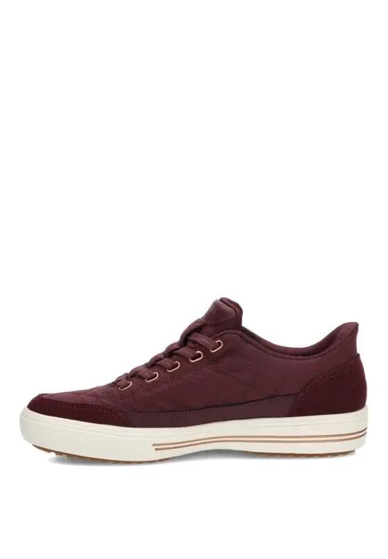 Deportivas Casual Mujer Suela Plana - Modelo 177209 Burdeos 4/6