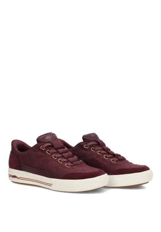 Deportivas Casual Mujer Suela Plana - Modelo 177209 Burdeos 3/6